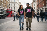 London street lifestyle mockup