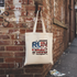 Natural tote - brick wall