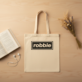 Natural tote – warm flat lay