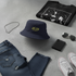 Navy flat lay