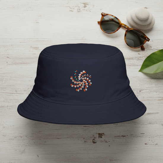 Navy flat lay