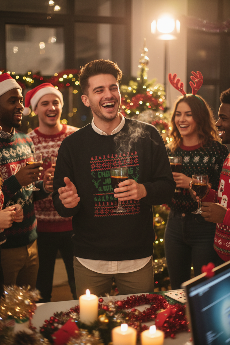 Office Christmas Party - Black