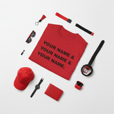 Red - Flat Lay