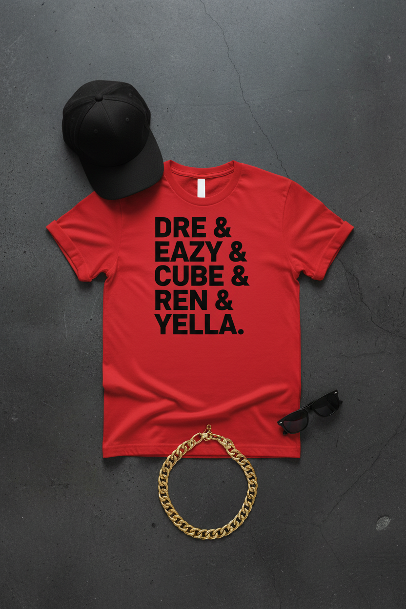 Red — Flat Lay