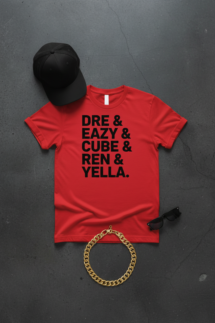 Red — Flat Lay