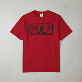 Red PULP Tee - Flat Lay