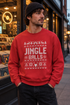 Red T-shirt, male record shop mockup