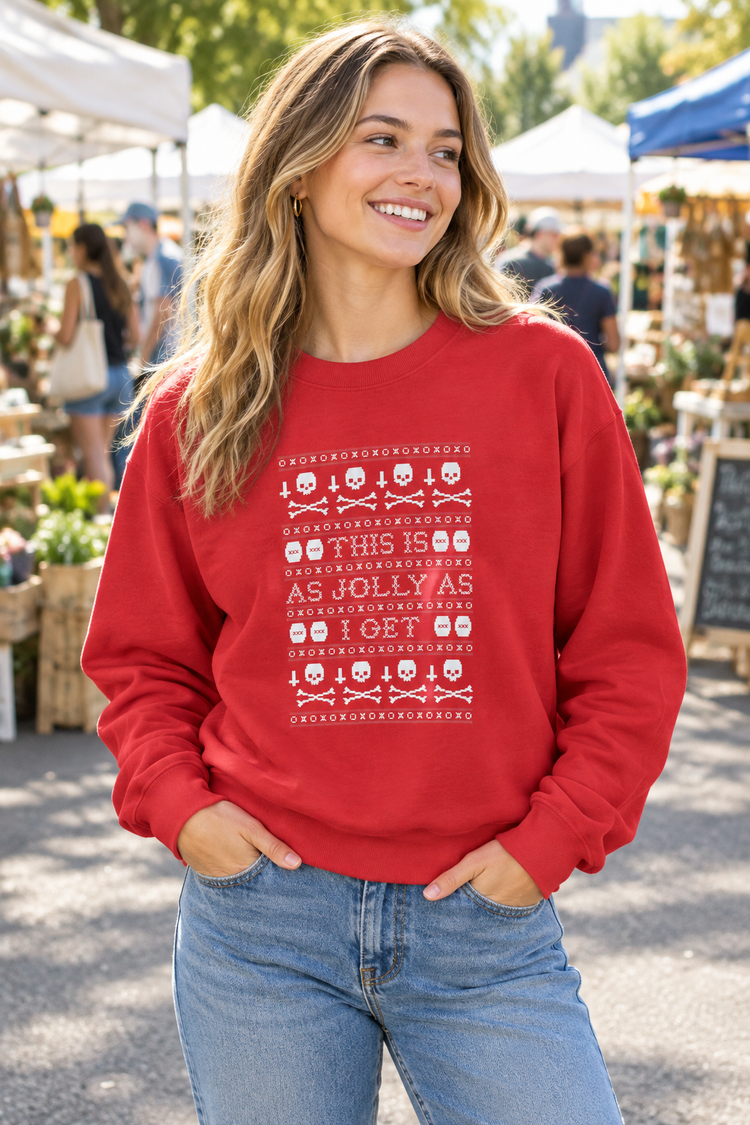 Red T-shirt, outdoor market mockup