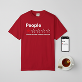 Red Tee Flat Lay