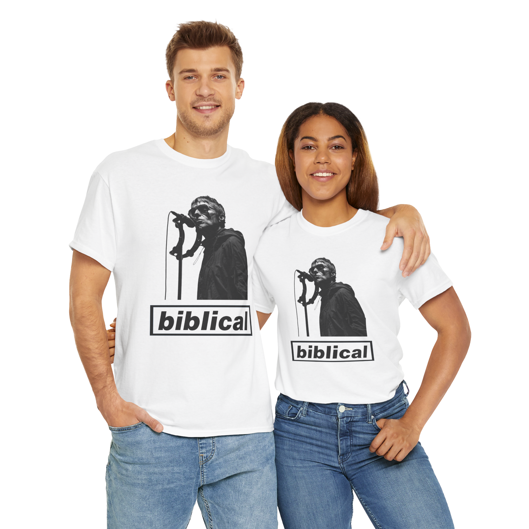 Liam Gallagher Biblical Custom Design T-Shirt