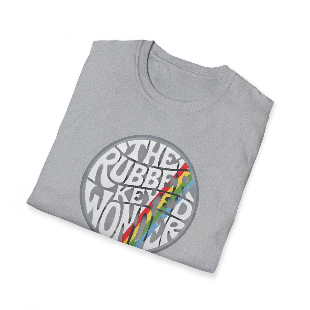 Sinclair ZX spectrum "Rubber Keyed Wonder" custom design t-shirt