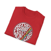 Sinclair ZX spectrum "Rubber Keyed Wonder" custom design t-shirt