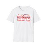 The world is a great place Noel Gallagher Quote custom design tshirt - Love2Print