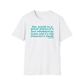 The world is a great place Noel Gallagher Quote custom design tshirt - Love2Print