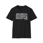 The world is a great place Noel Gallagher Quote custom design tshirt - Love2Print