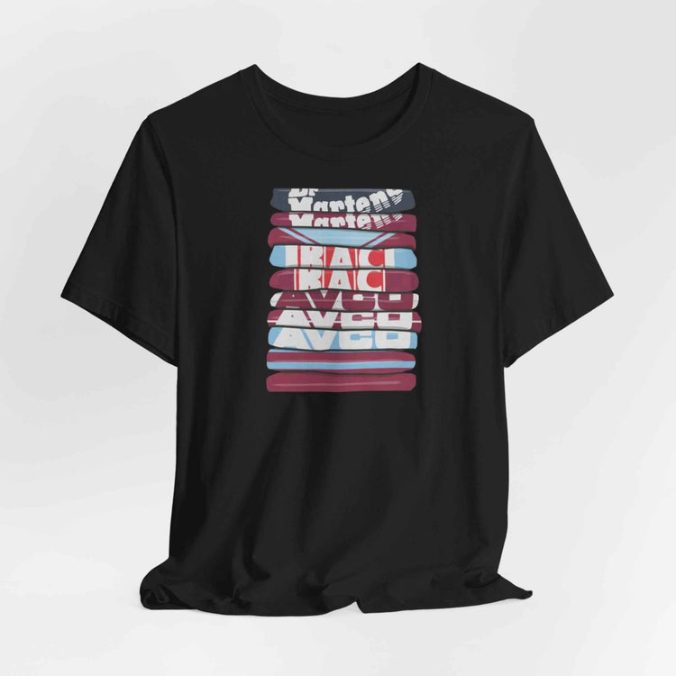 West Ham United shirt stack custom design T-shirt