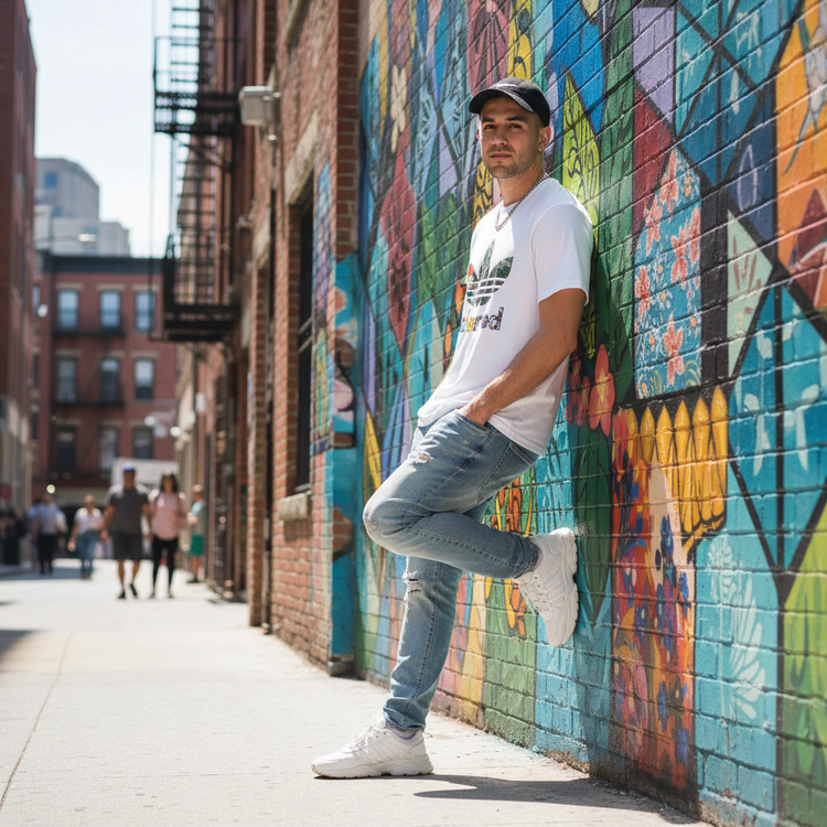 White - Male Mural
