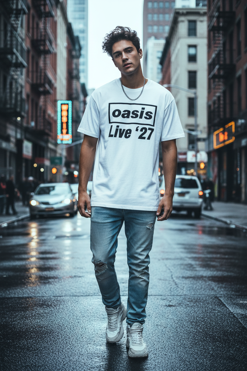 White on-model
