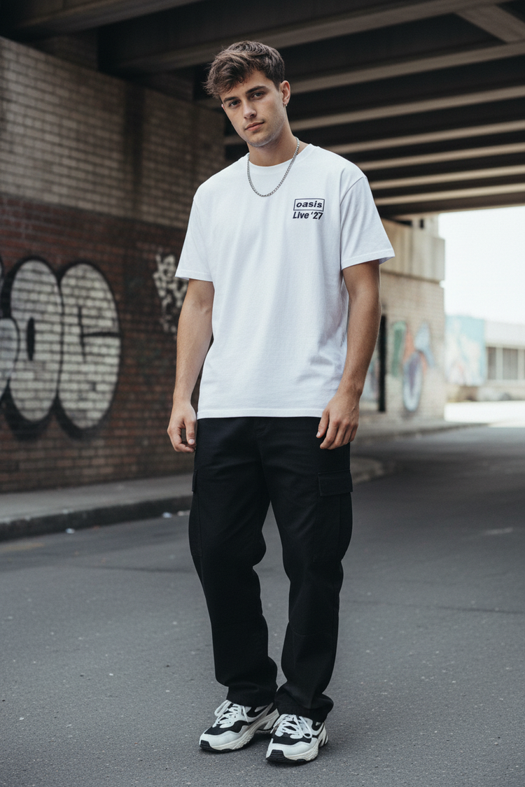 White on-model