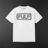 White PULP Tee - Flat Lay