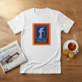White tee flat lay mockup