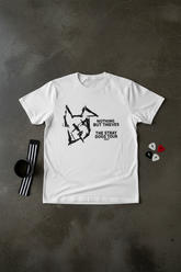 White Tee Flat Lay