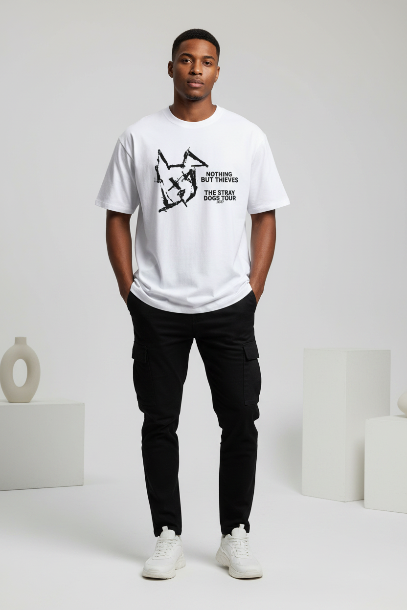 White Tee Mockup 1